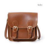 Sac cartable bandoulière vintage en cuir stylé