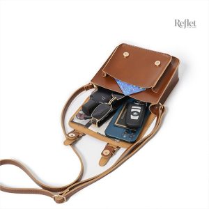 Sac bandoulière pratique avec design rétro
