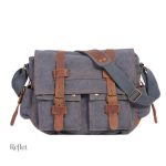 Sac Cartable Cuir Vintage en style rétro