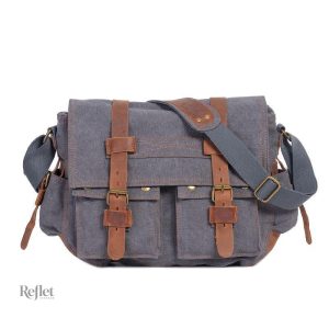 Sac Cartable Cuir Vintage en style rétro