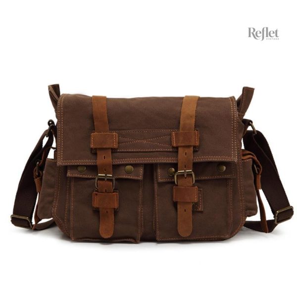 Cartable en cuir vintage, allié de vos aventures
