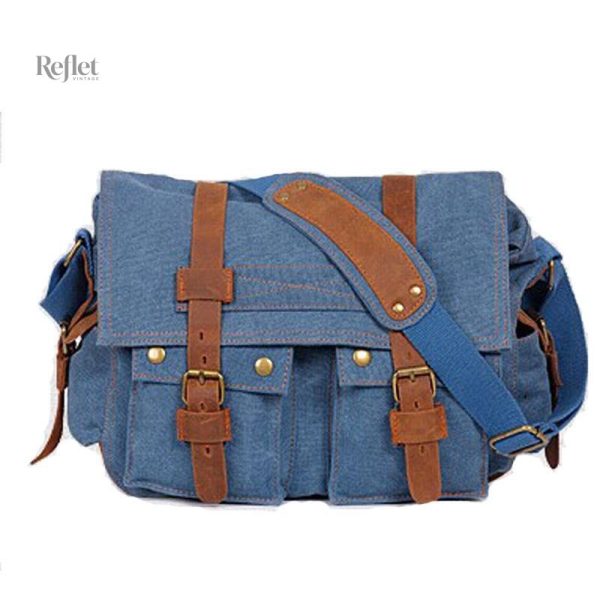Cartable élégant en cuir pour homme et femme