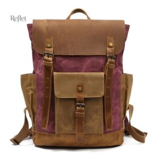 Sac à dos vintage femme avec design rétro chic