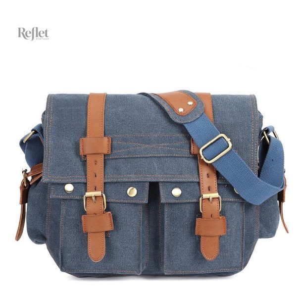 Sac à dos vintage avec finition soignée