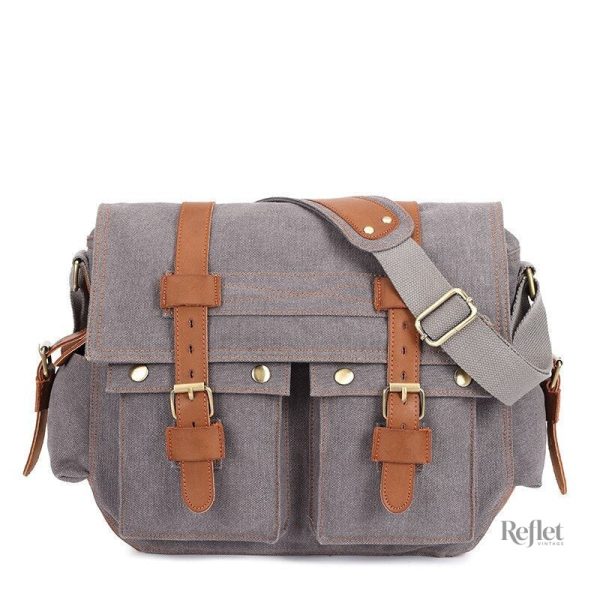 Sac cartable inspiré du design vintage authentique