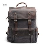 Sac cartable femme vintage en cuir
