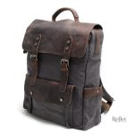 Sac à dos femme avec finition vintage chic