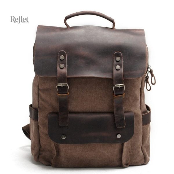 Sac cartable vintage, parfait pour un usage quotidien