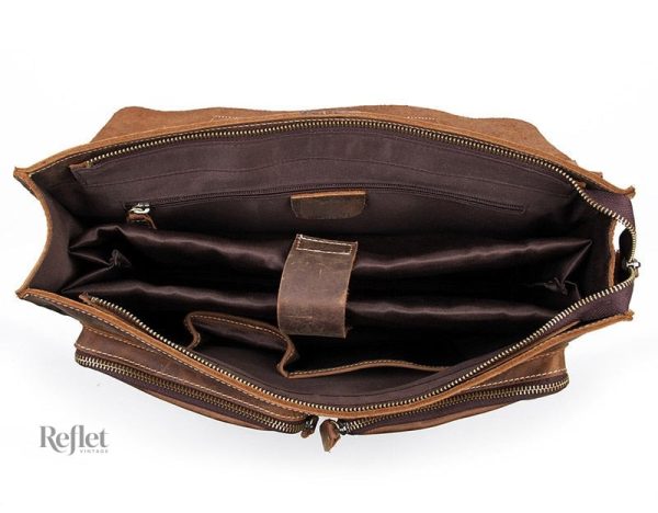 Sac à dos cartable en cuir pour un usage quotidien