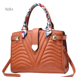 Sac à main élégant en cuir de style rétro