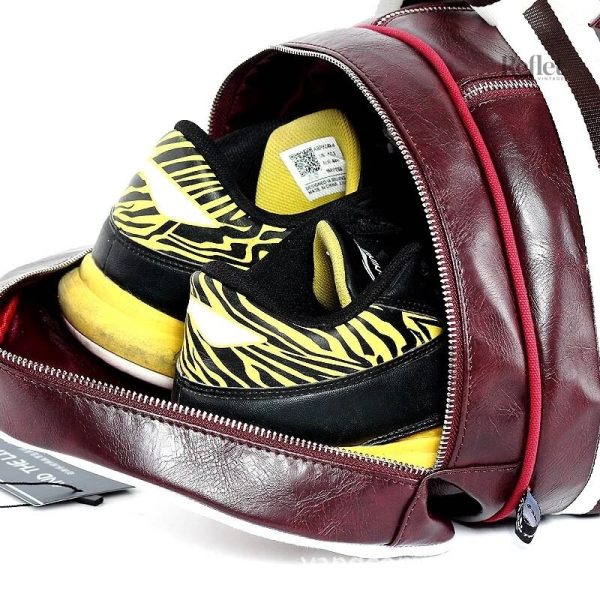 Sac de sport avec look vintage en cuir