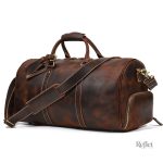 Sac en cuir homme pour le sport, design vintage