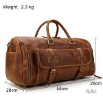 Sac de sport en cuir pour homme, l'élégance au quotidien