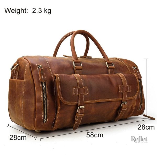 Sac de sport en cuir pour homme, l'élégance au quotidien