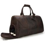 Sac de sport homme en cuir au style rétro