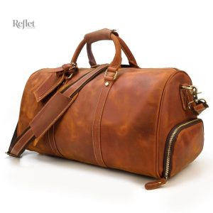 Accessoire sportif en cuir pour homme, look vintage