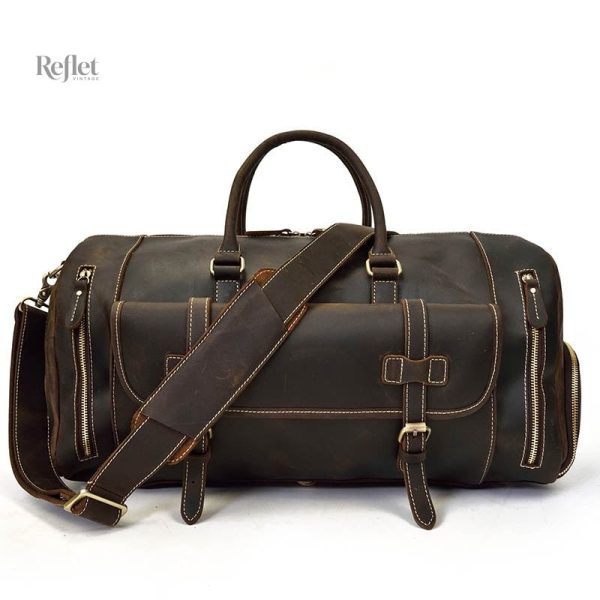 Sac à dos de sport cuir pour un look vintage