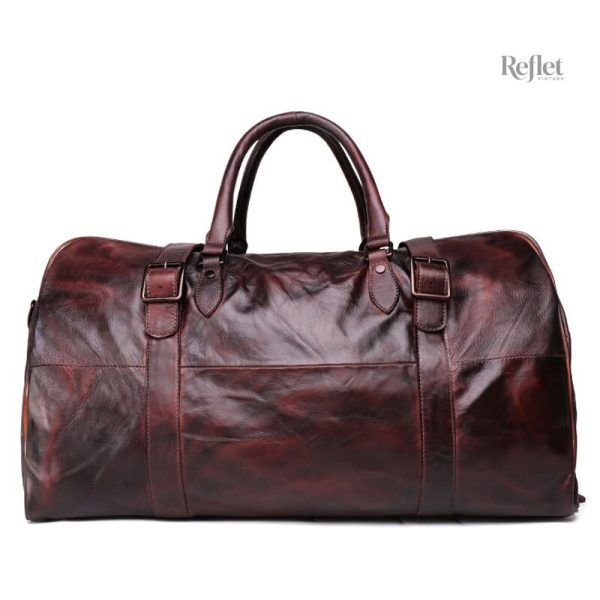 Accessoire de sport cuir avec design vintage