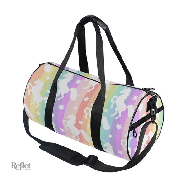 Sac de sport vintage pour enfants, idéal pour les activités