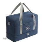 Sac de sport en cuir synthétique au look rétro