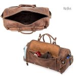 Sac de sport vintage en cuir pour un look unique