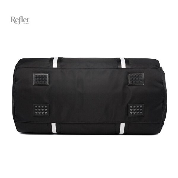 Sac de sport noir au design classique pour hommes et femmes