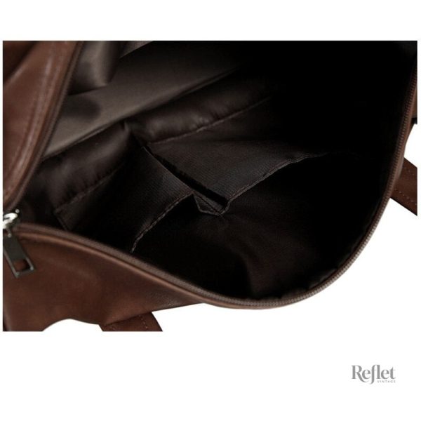 Sac de sport tendance avec finitions vintage