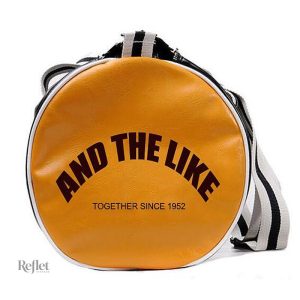 Sac de sport bleu classique style vintage