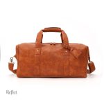 Sac de sport vintage en cuir, élégant et pratique