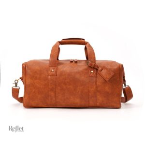 Sac de sport vintage en cuir, élégant et pratique
