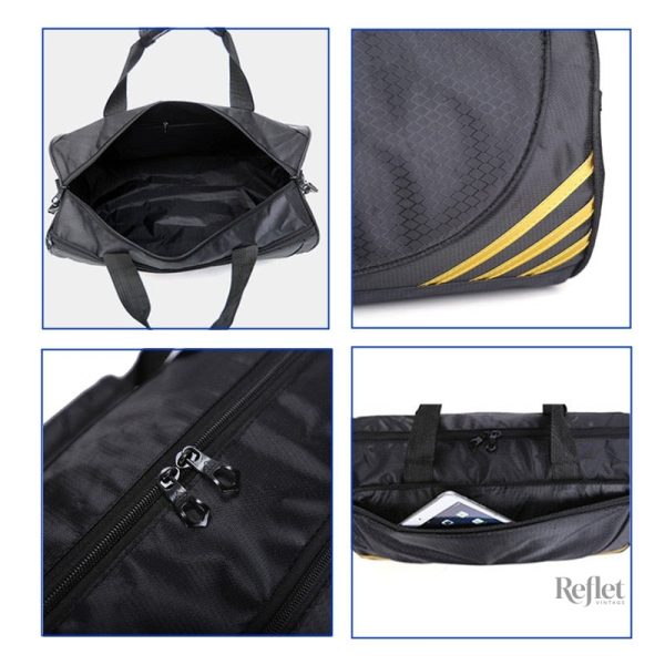 Sac de sport vintage avec poignées confortables