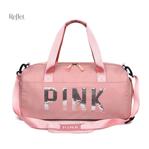 sac-de-sport-vintage-rose-1 Sac de sport vintage rose en design élégant et pratique
