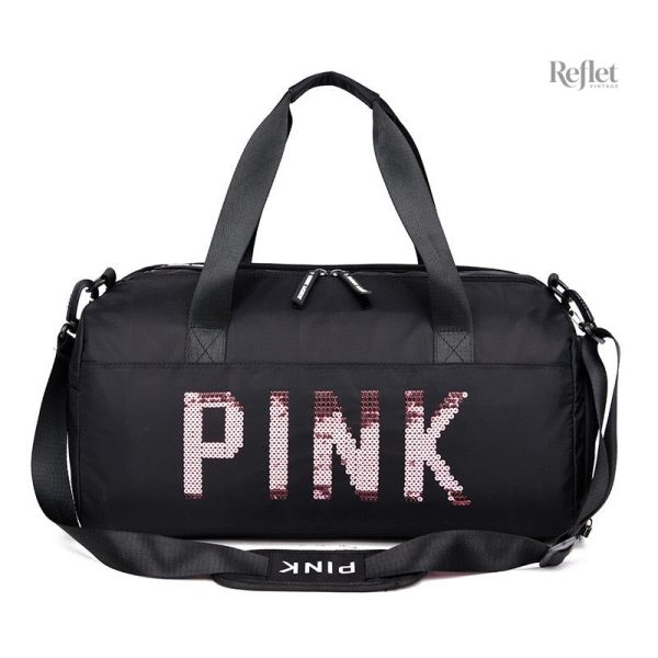 Sac de sport rose, look rétro et fonctionnel pour tous