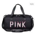 Sac de sport avec style vintage, couleur rose attrayante