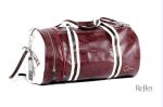 Sac de sport vintage, couleur rouge, pour un style unique