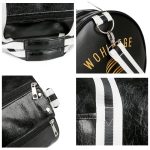 Sac de sport rétro avec finition simili