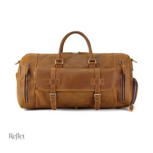 Sac de sport pratique et stylé en cuir brossé