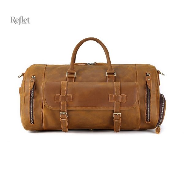 sac-de-sport-voyage-cuir-vintage-1 Sac de sport cuir vintage pour voyages stylés