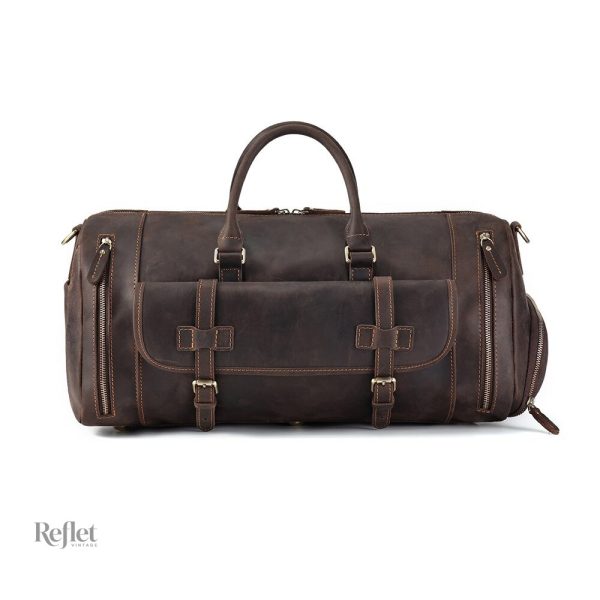 Tote bag cuir vintage idéal pour les escapades