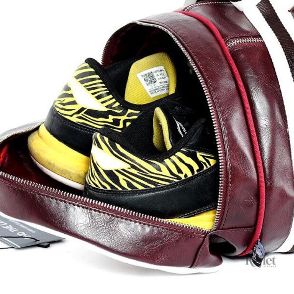 Sac de sport en cuir au style intemporel pour homme