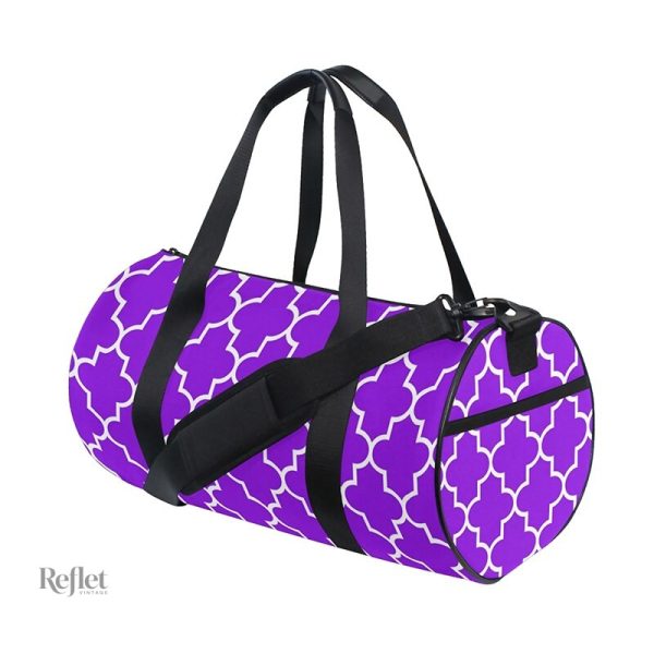 Sac de sport en cuir au design vintage