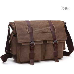 Sac photo rétro avec poches pratiques pour accessoires