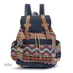 Sac à dos femme en cuir véritable, style rétro