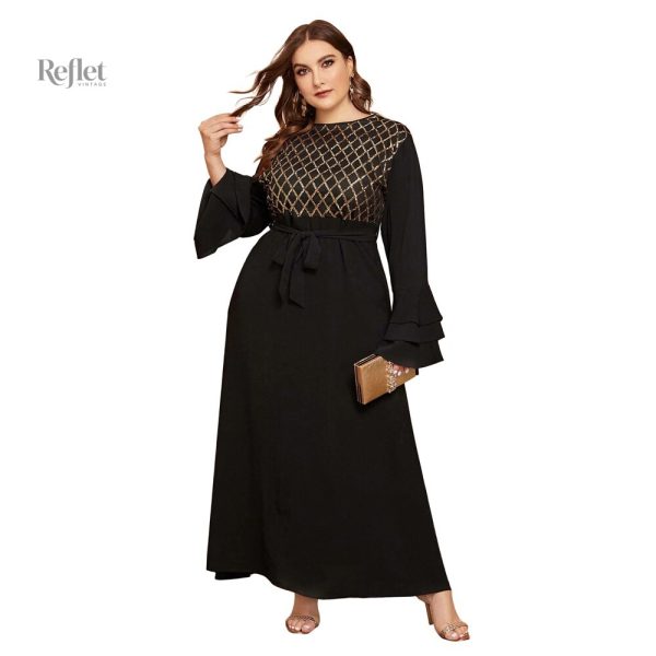 Robe courte années 20 avec flair vintage