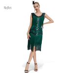 Robe année 30 avec motifs classiques