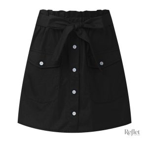 Jupe style année 80 aux motifs colorés et audacieux