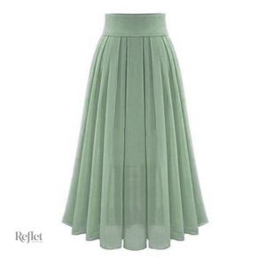 Jupe longue inspirée du style des années 80