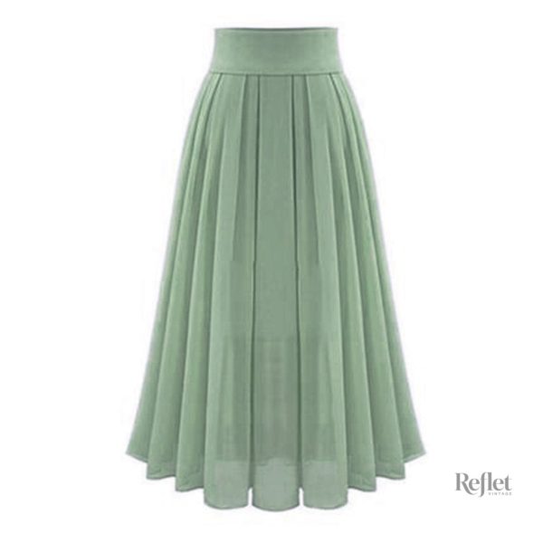 Jupe fluide style vintage années 80
