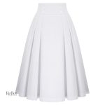 Jupe style années 50, évasée et rétro en tissu coloré