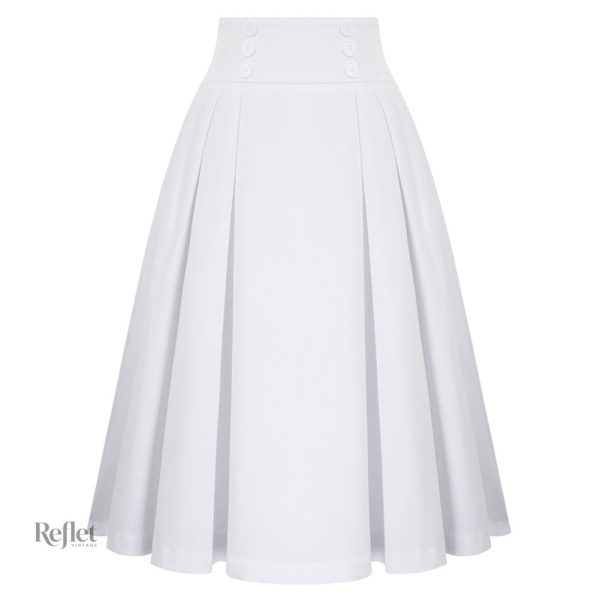 style-annees-50-jupe-1 Jupe style années 50, évasée et rétro en tissu coloré